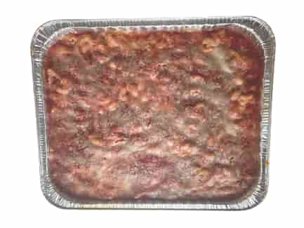 Image of Gluten Free Baked Pasta and Tomato Sauce Gluten Recipe in a 9x13 pan