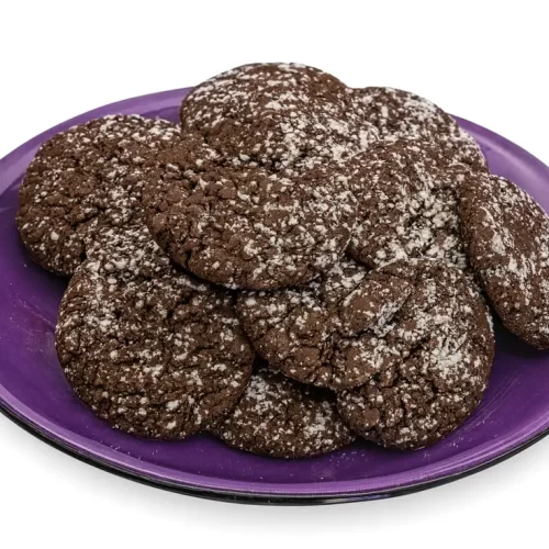 gluten free chocolate crinkle cookies