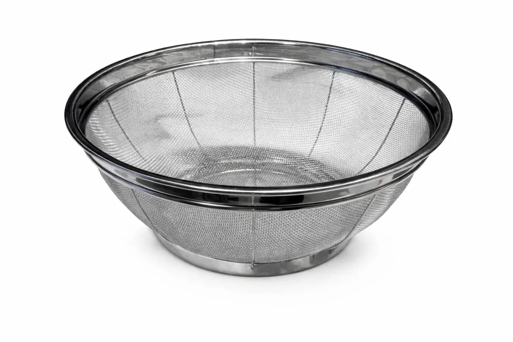 metal colander